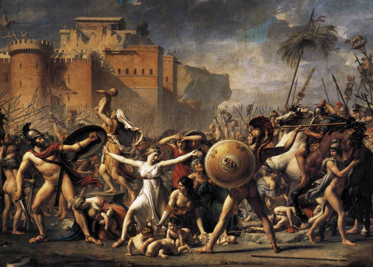 Jacques-Louis David The Intervention of the Sabine Women